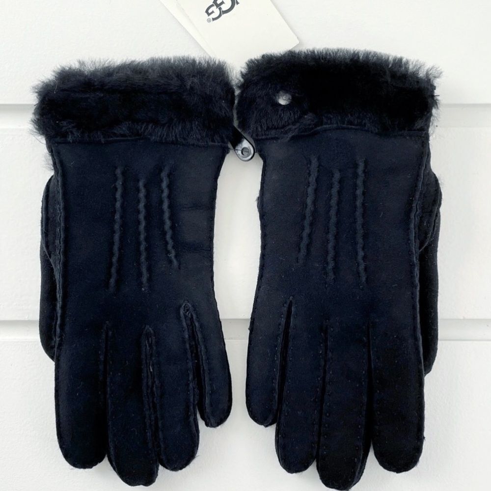 UGG Black Shearling Gloves